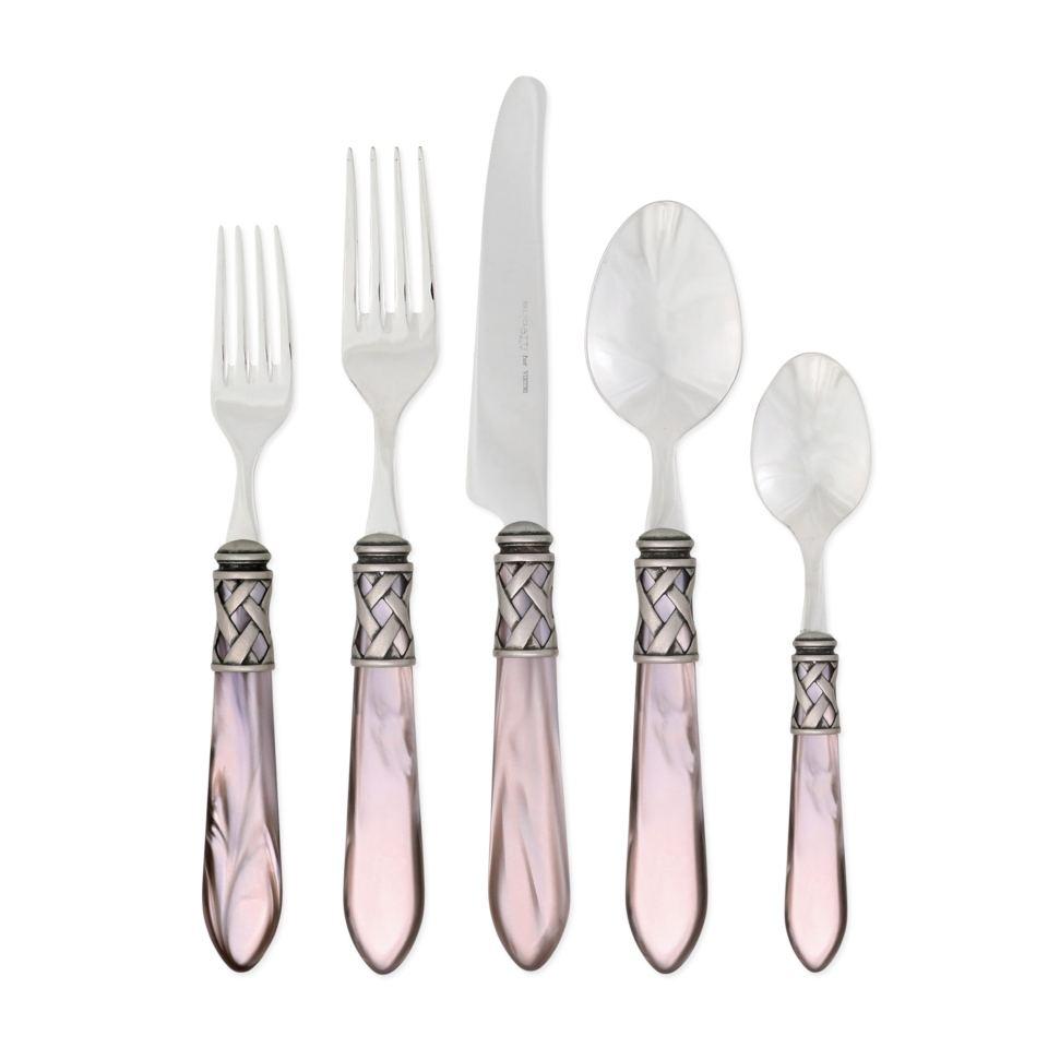 Antique Lilac Five-Piece Place Setting
