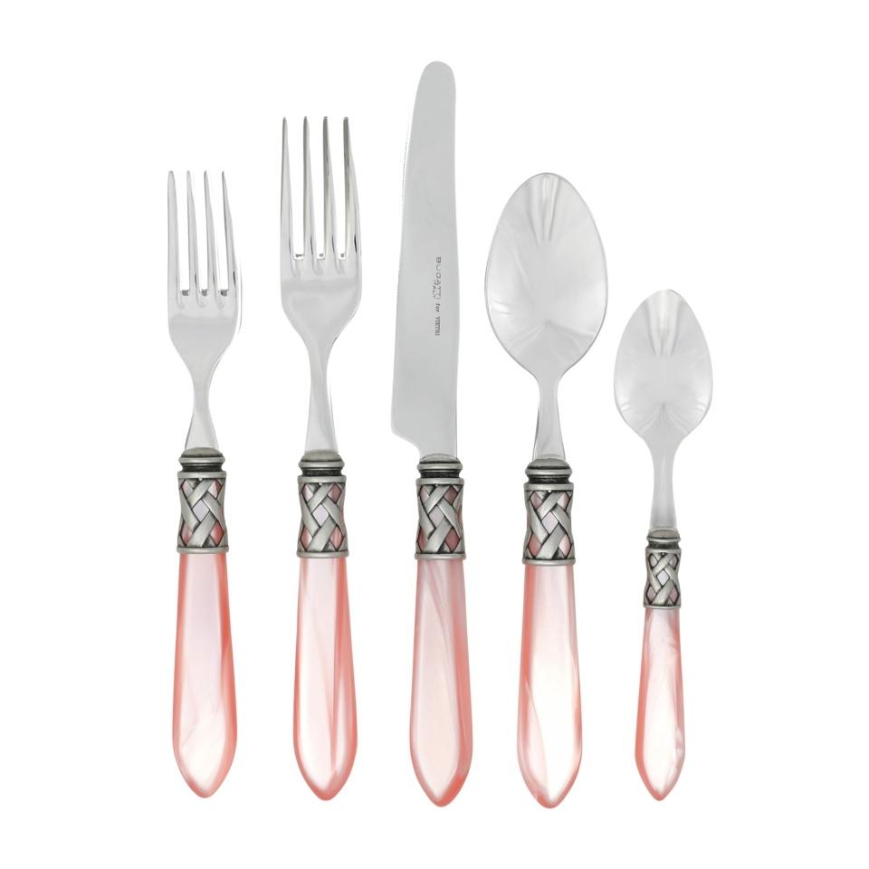 Antique Light Pink Five-Piece Place Setting