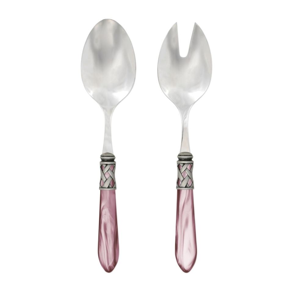 Antique Lilac Salad Server Set