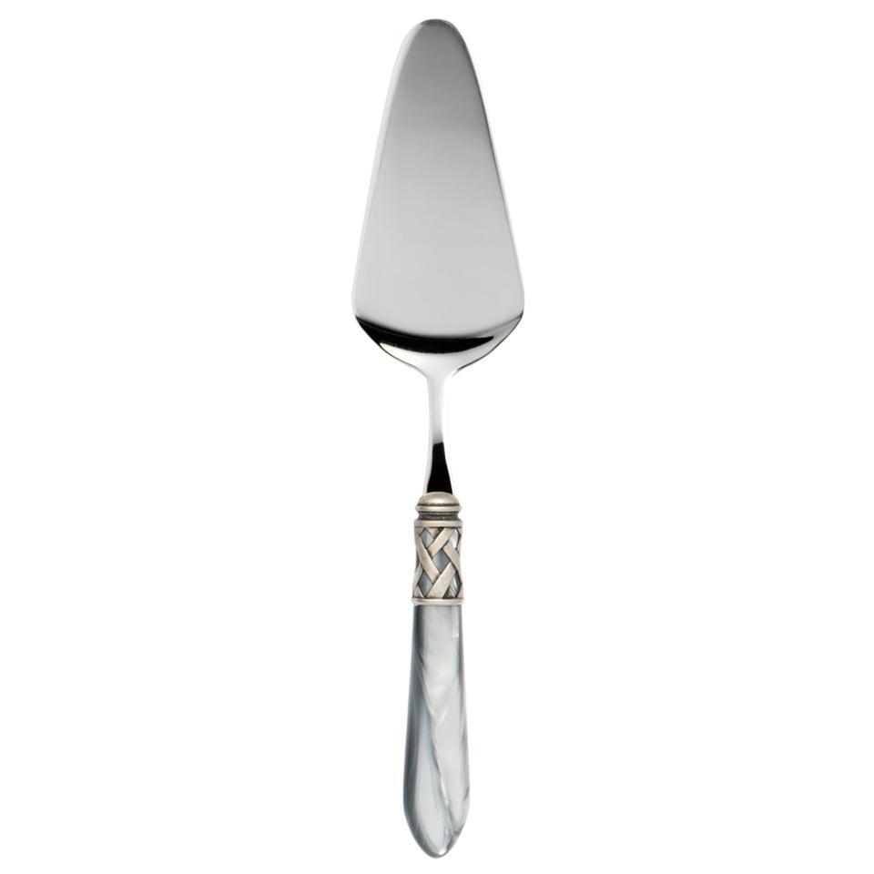 Antique Light Gray Pastry Server