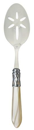 Brilliant Ivory Slotted Serving Spoon
