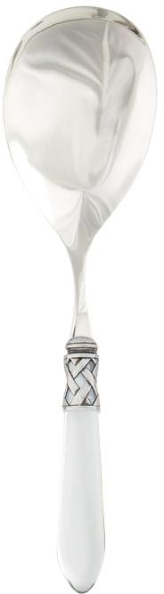 Antique Clear Serving Spoon