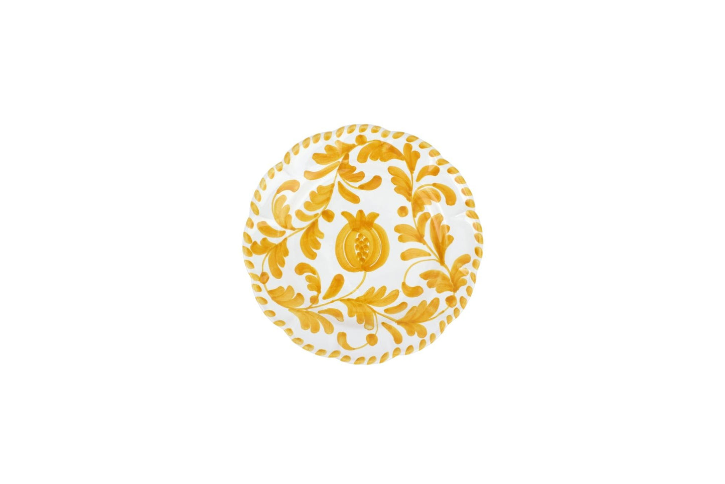 Yellow Salad Plate