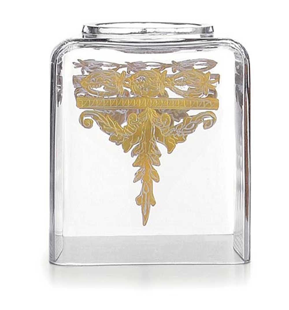 Gold Tissue Box Holder