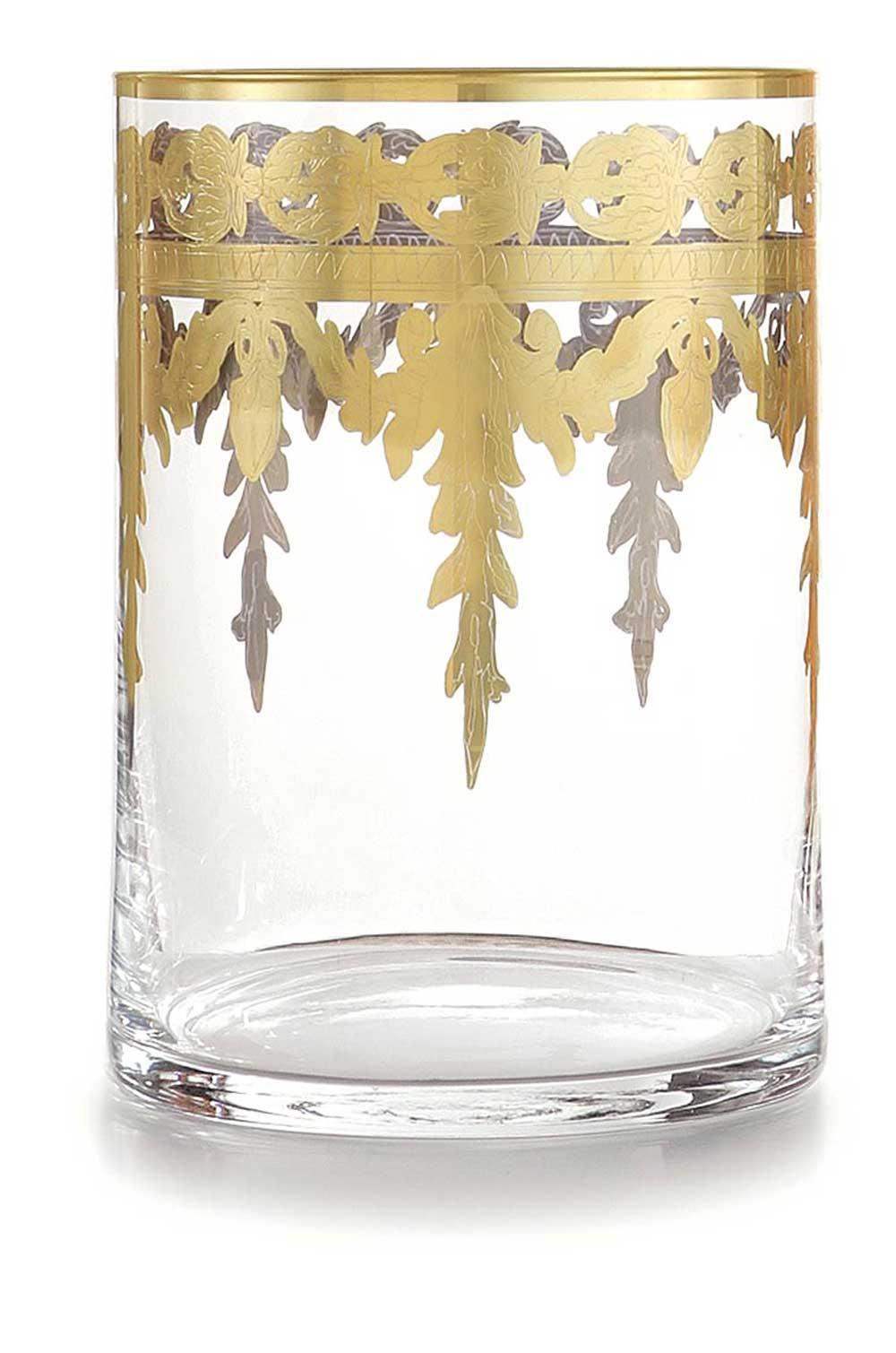 Gold Wastebasket