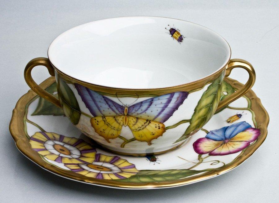 Midsummer Cream Soup Cup and Saucer