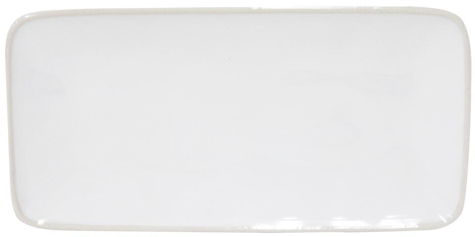 Rect. Tray 9", White-cream