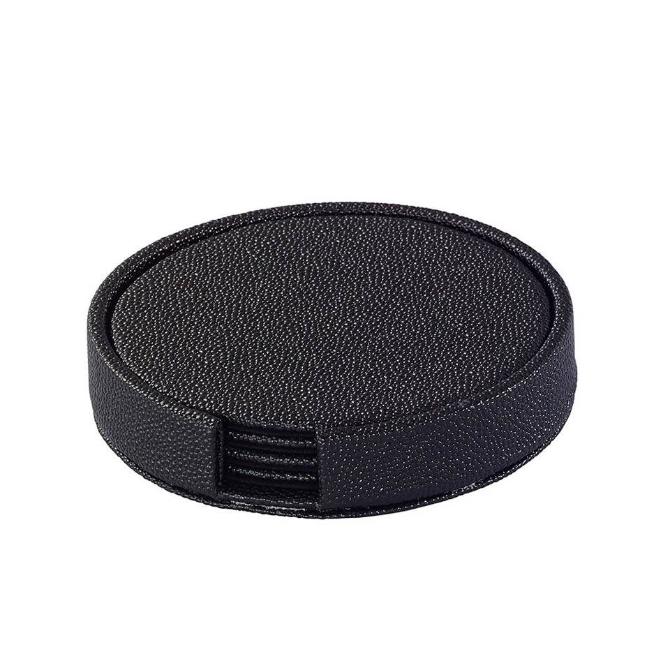 Black Rd Boxed Coaster Set of 4