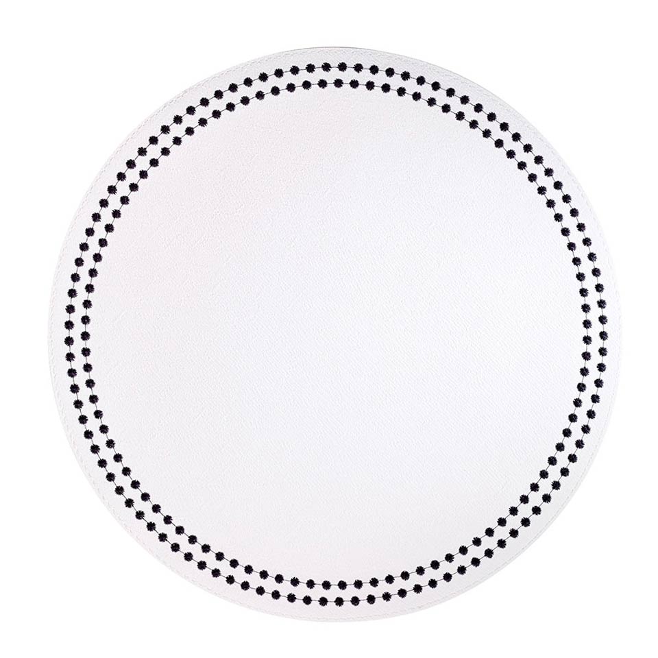 White Black Mats - Pack of 4