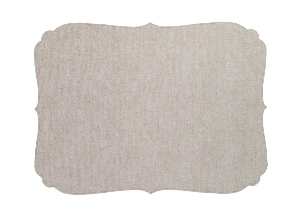 Oatmeal Oblong Mat - Pack of 4