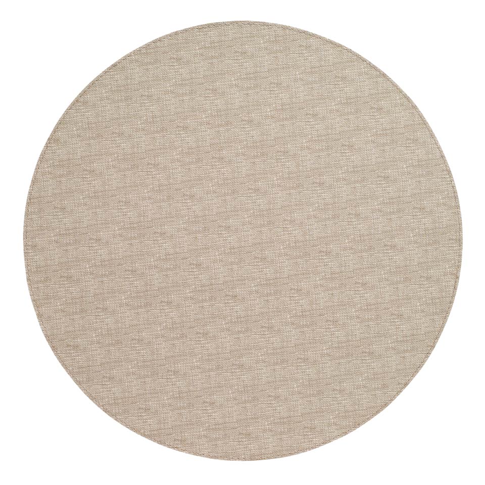 Beige 15" Rd Mats Pack of 4