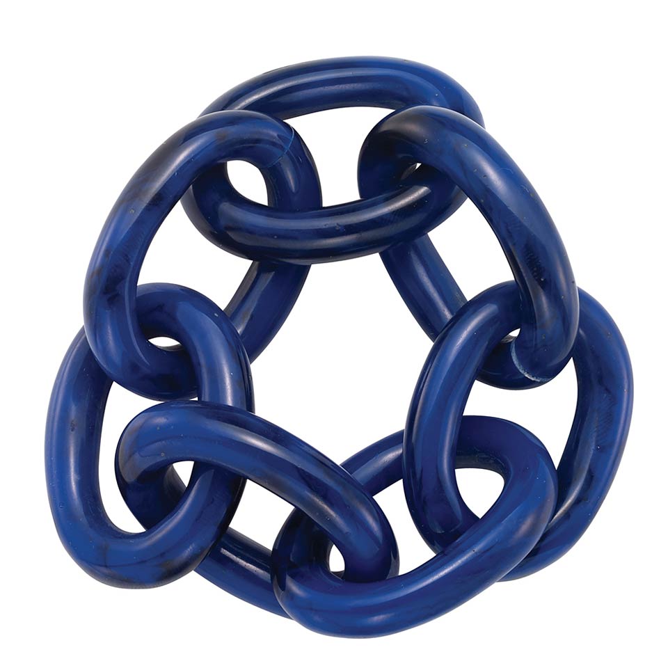 Navy Napkin Ring - Pack of 4