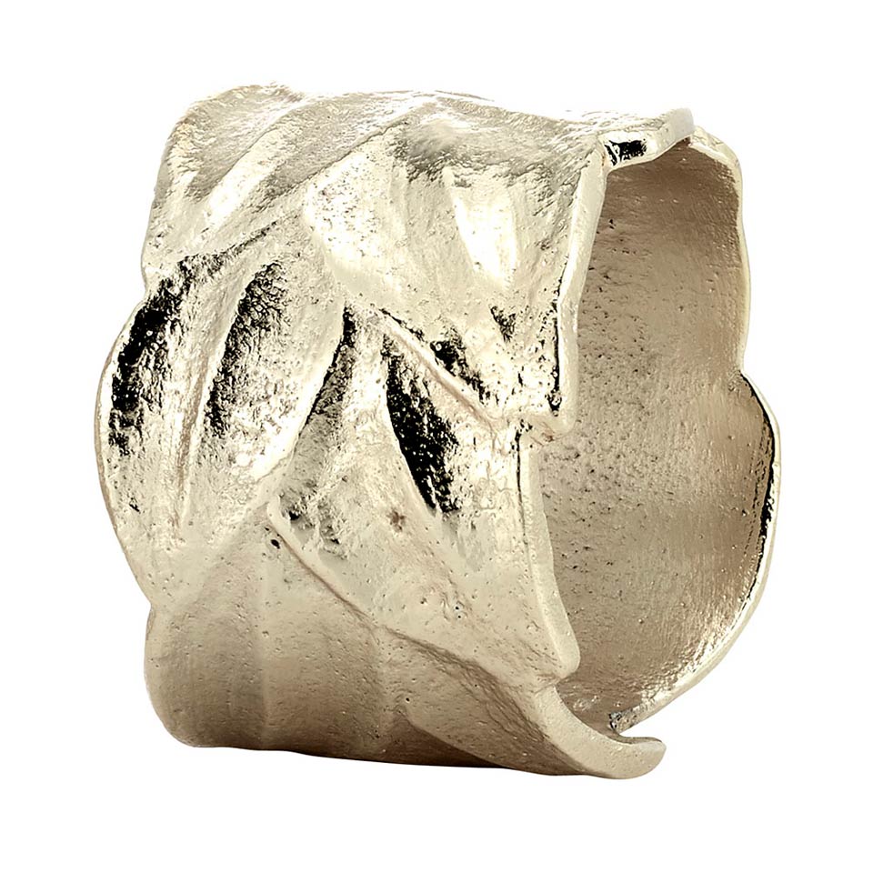 Silver Napkin Ring - Pack of 4