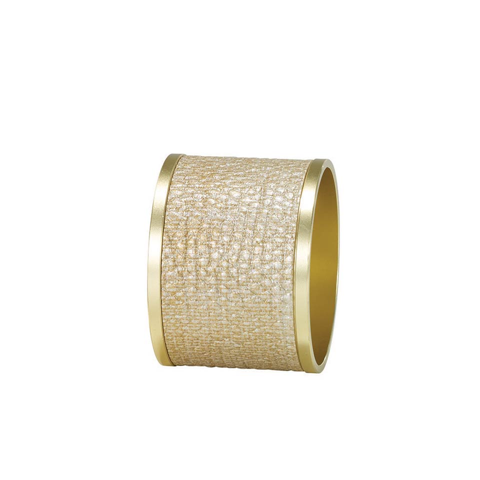 Gold/Gold Napkin Ring - Pack of 4