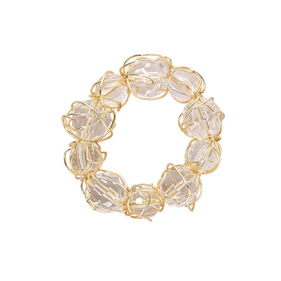 Gold Napkin Ring - Pack of 4