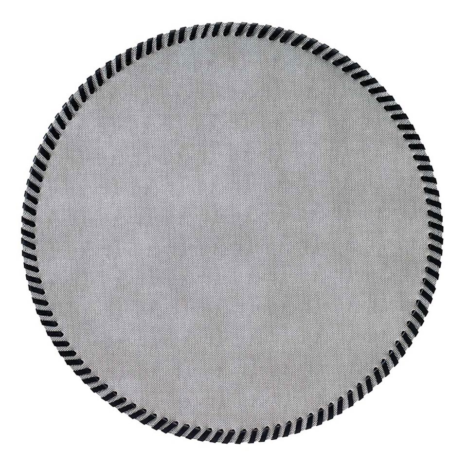 Gray 15" Rd Mat - Pack of 4
