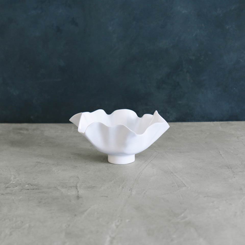 Bloom Small Deep Bowl (White)