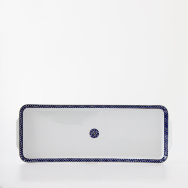 Rectangular cake platter