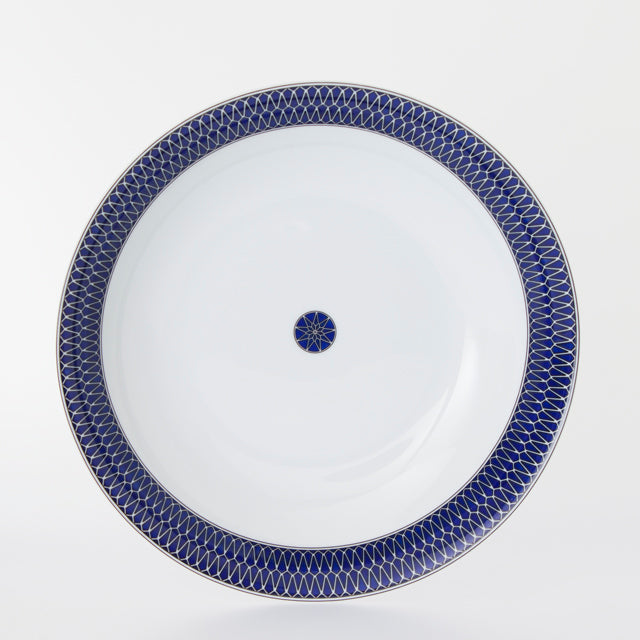 Round cake platter