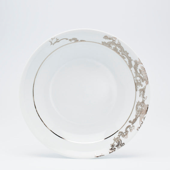 Round deep platter