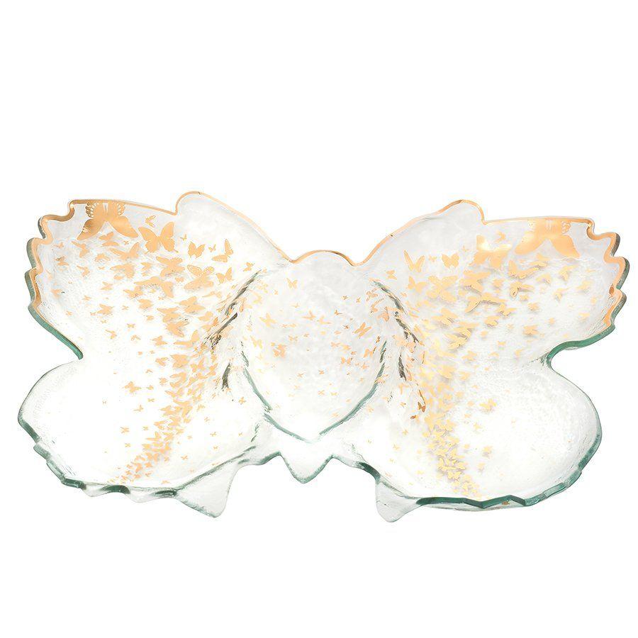 18 x 14" butterfly chip & dip server