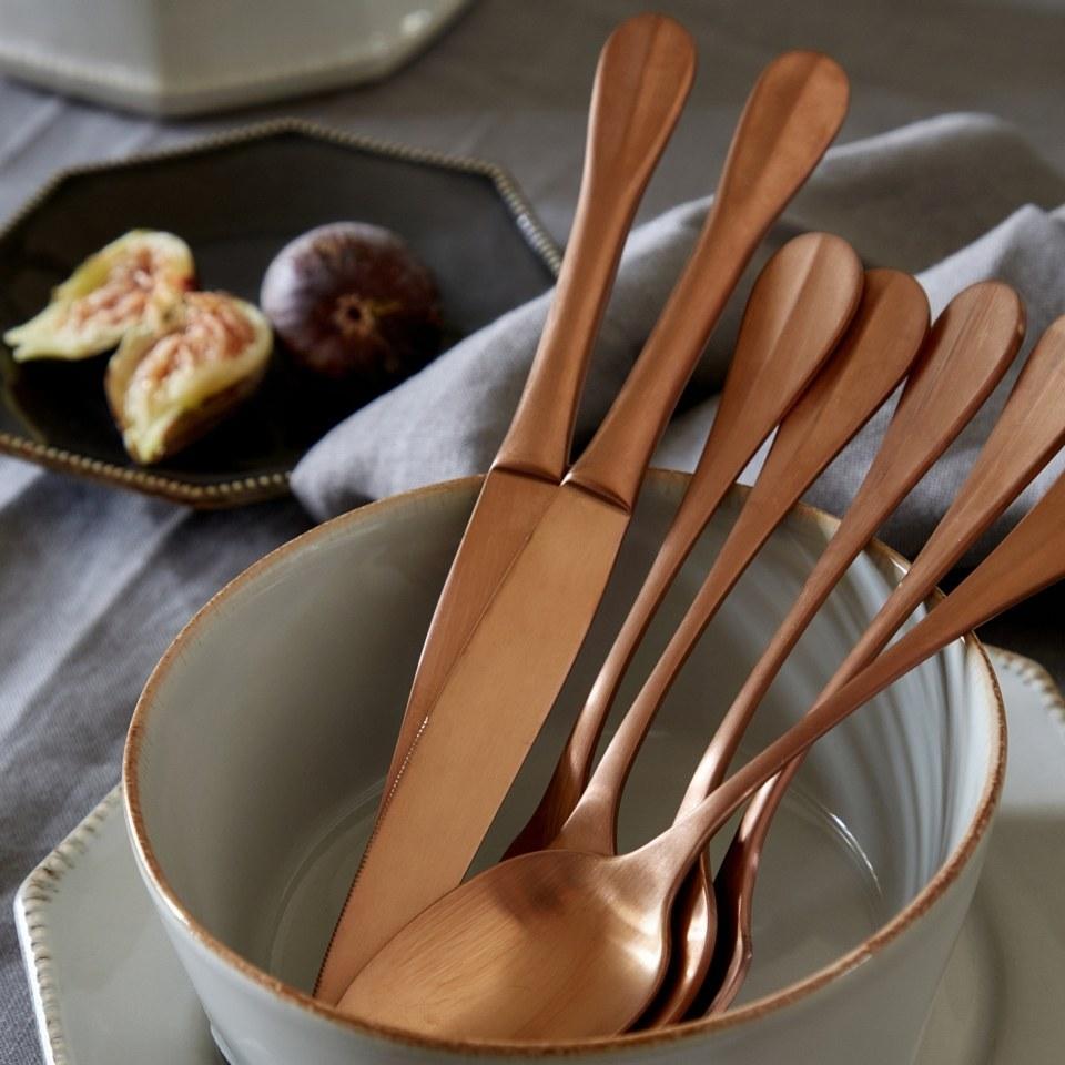 Flatware 5 Pieces, Copper