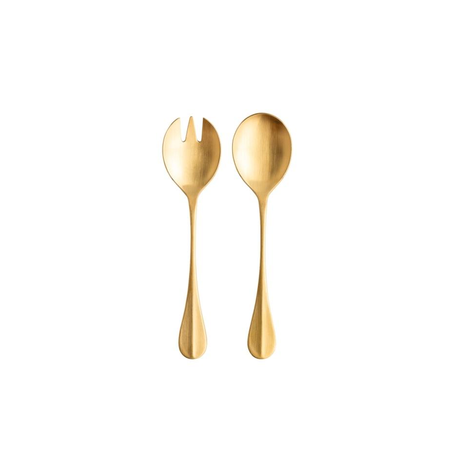 Nau Salad Serving Set (2 pcs), Gold