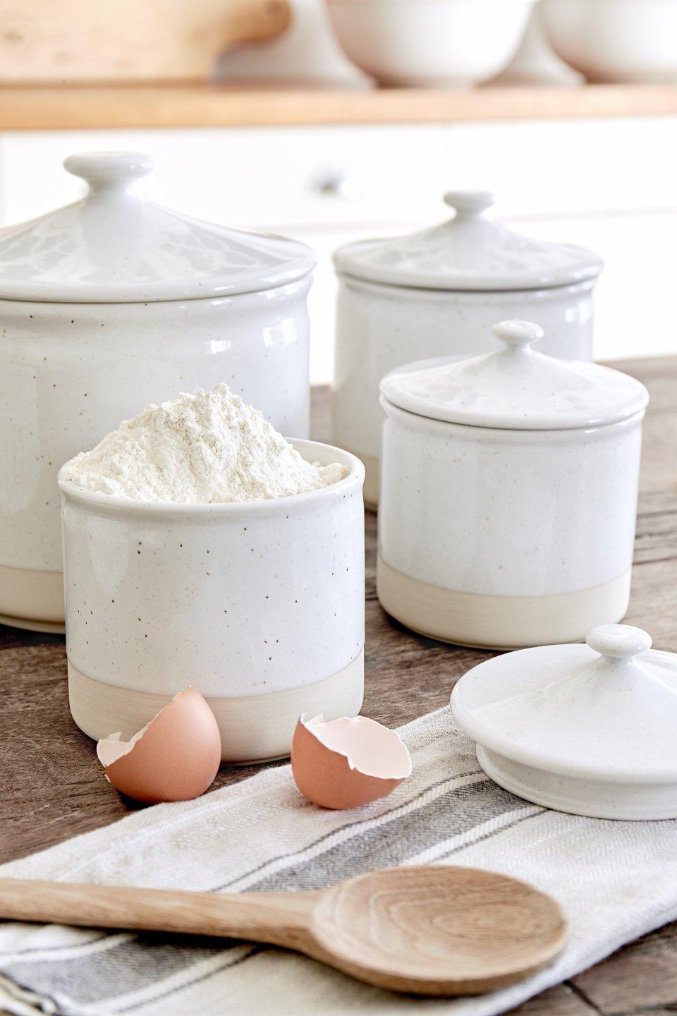 Canister 5", White