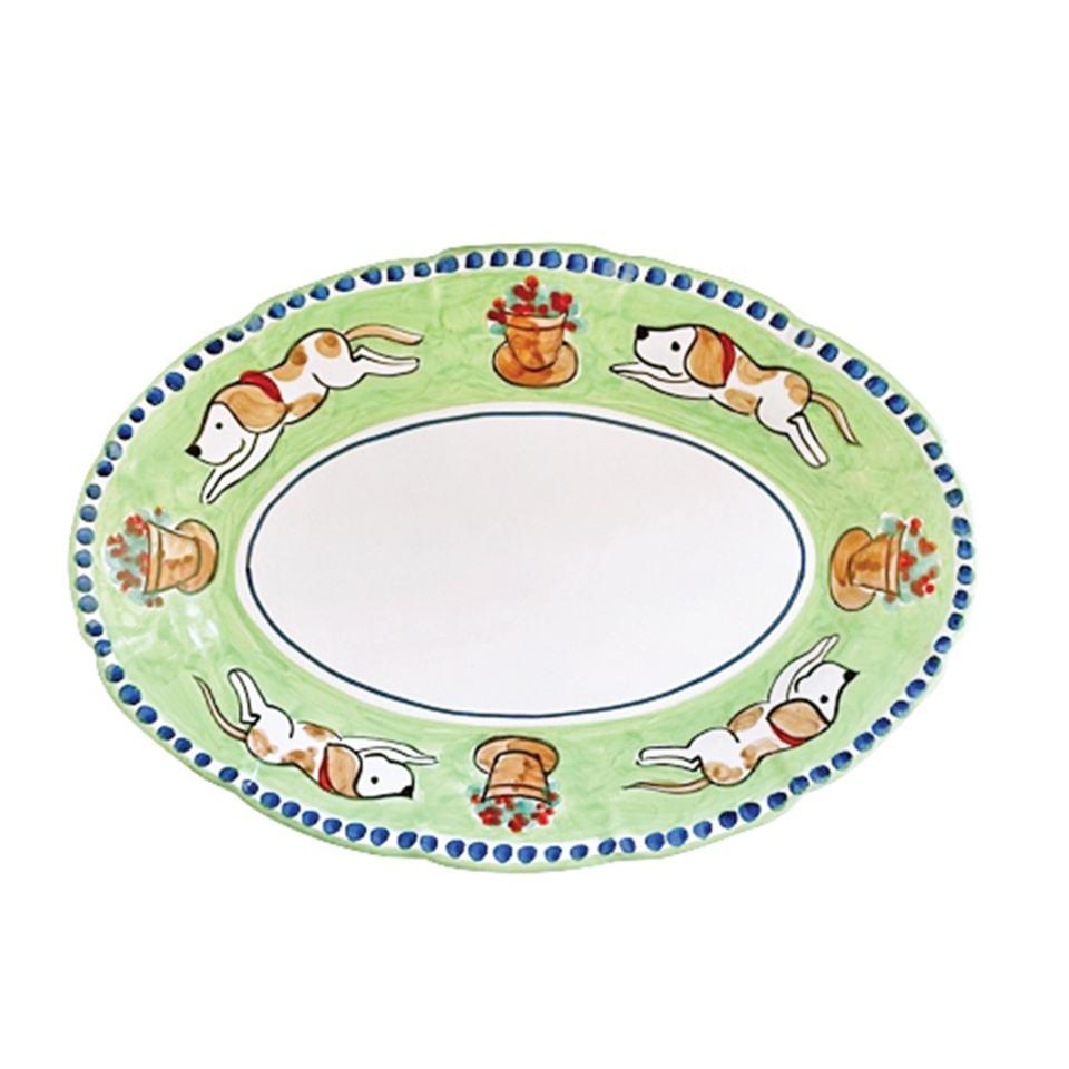 Cane Oval Platter