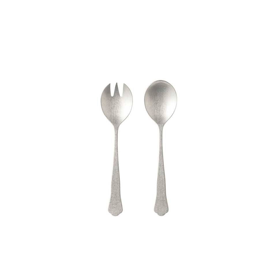 Salad Serving Set (2p.), Vintage brushed
