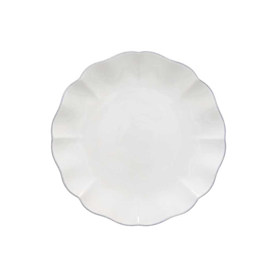 Dinner plate, White