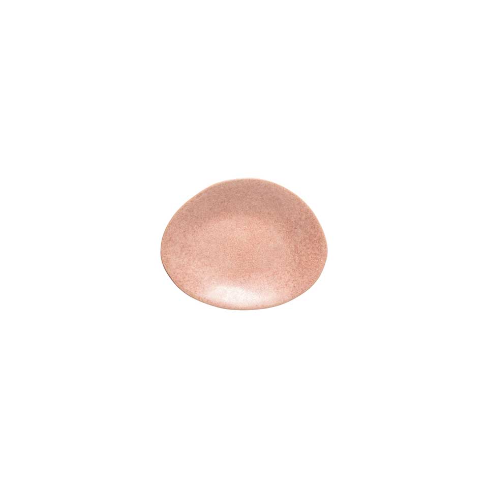 Oval Plate, Mauve rose