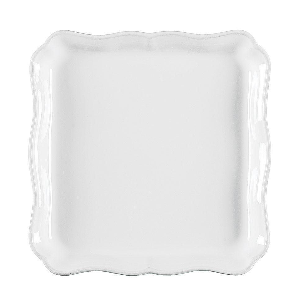 Square Tray 8", White