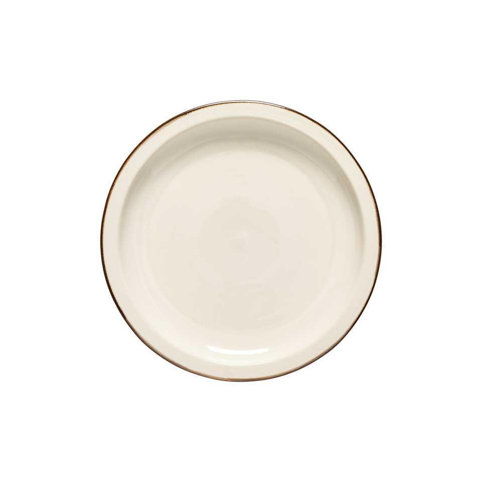 Dinner Plate, Cream-caramel