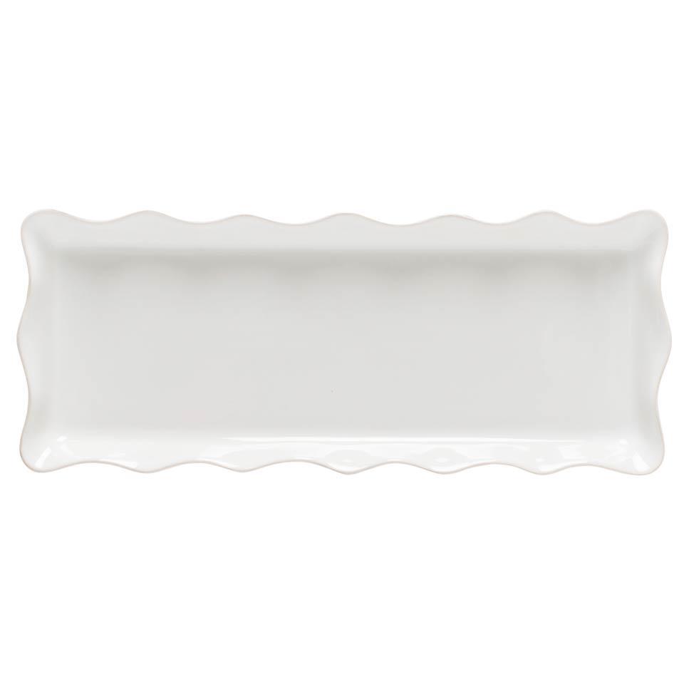 Rect. Tray 17", White