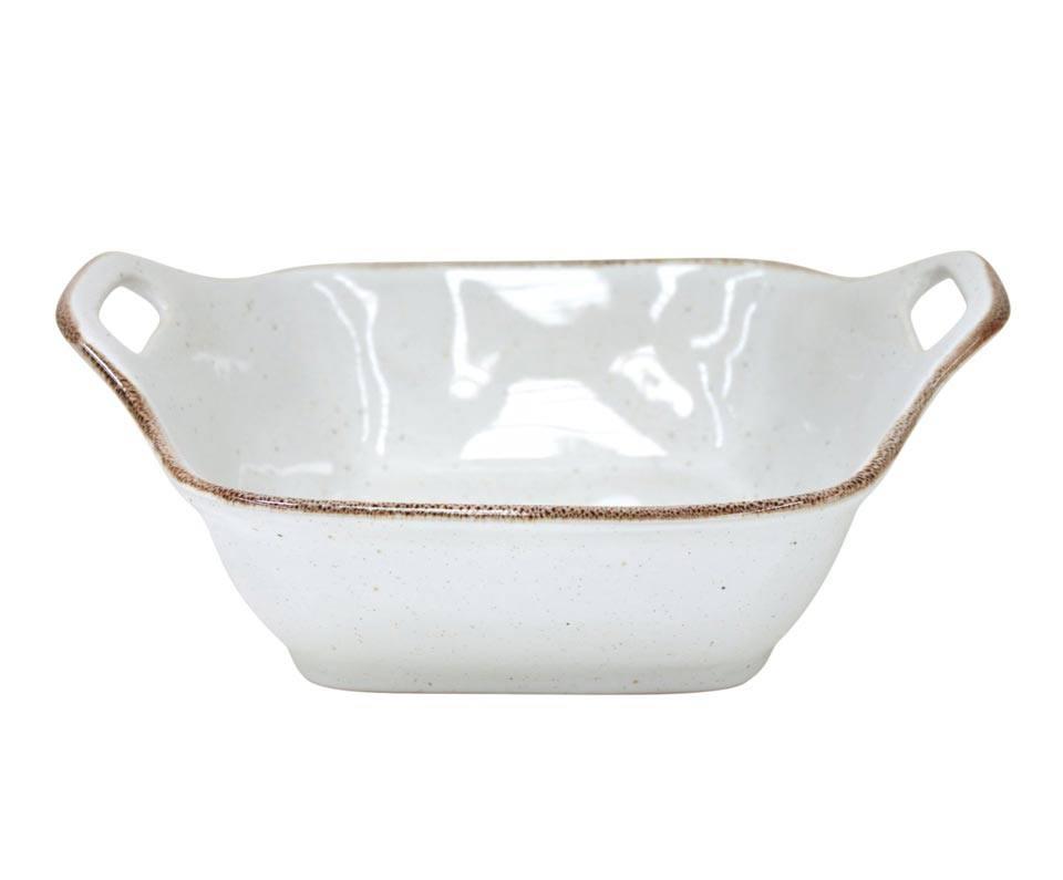 Sq. Baker 11", White