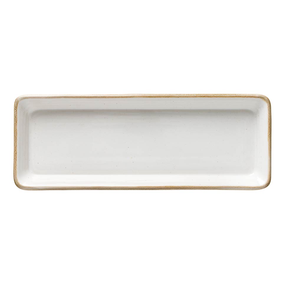 Rect. Tray 15", White