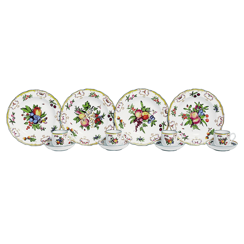 Duke of Gloucester Dessert S/4, w/Gift Box