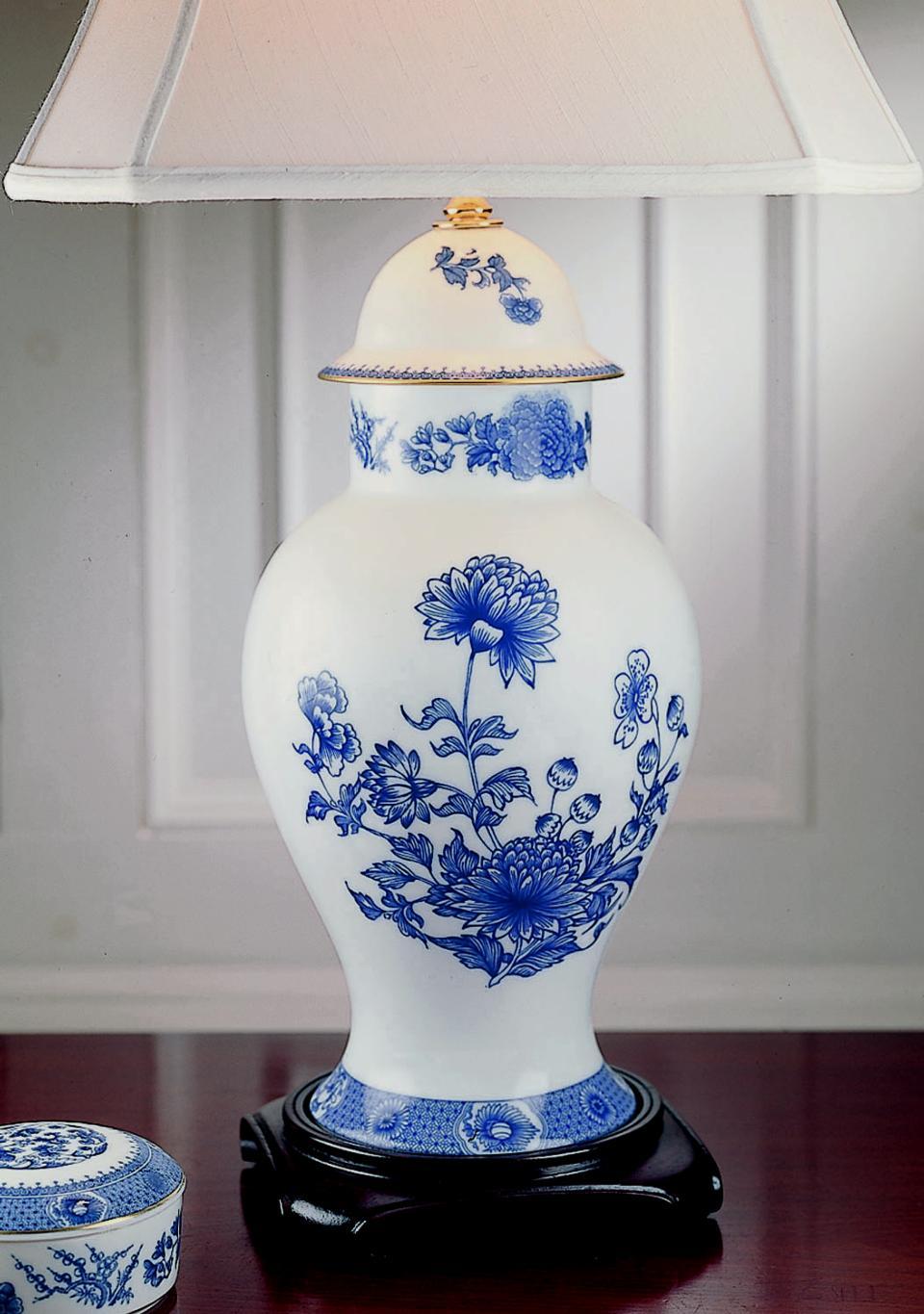 Imperial Blue Ginger Jar Lamp