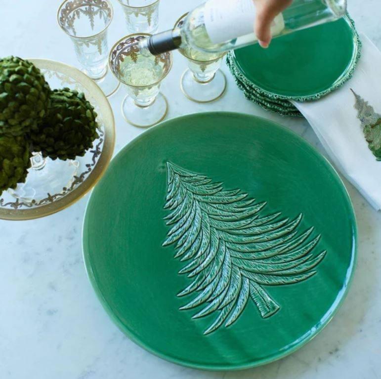 FORESTA HOLIDAY PLATTER IN ITALIAN GREEN