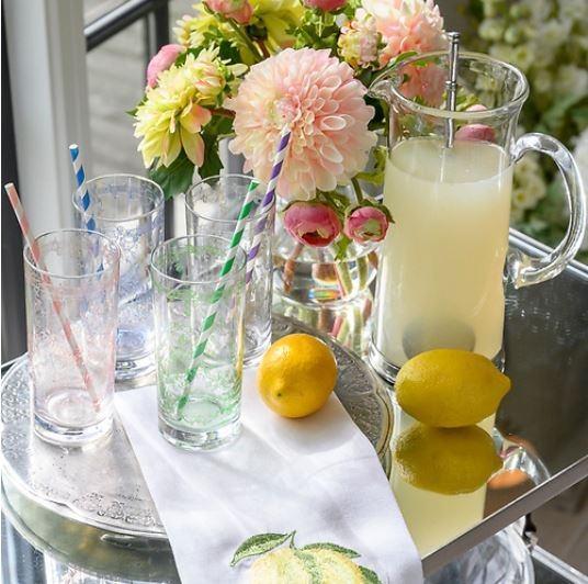 Giardino, Pink Highball Glass
