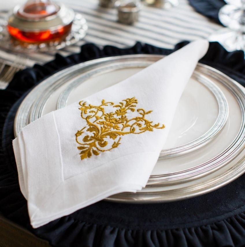 Victorian, White/Gold
