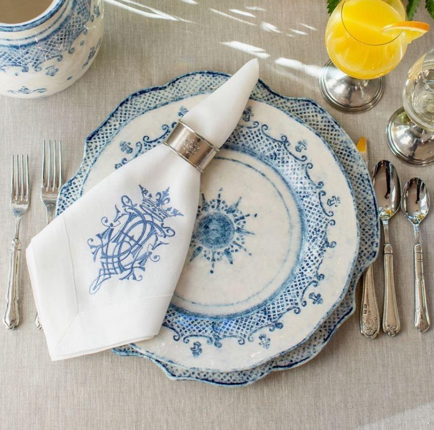 Royal, White/French Blue