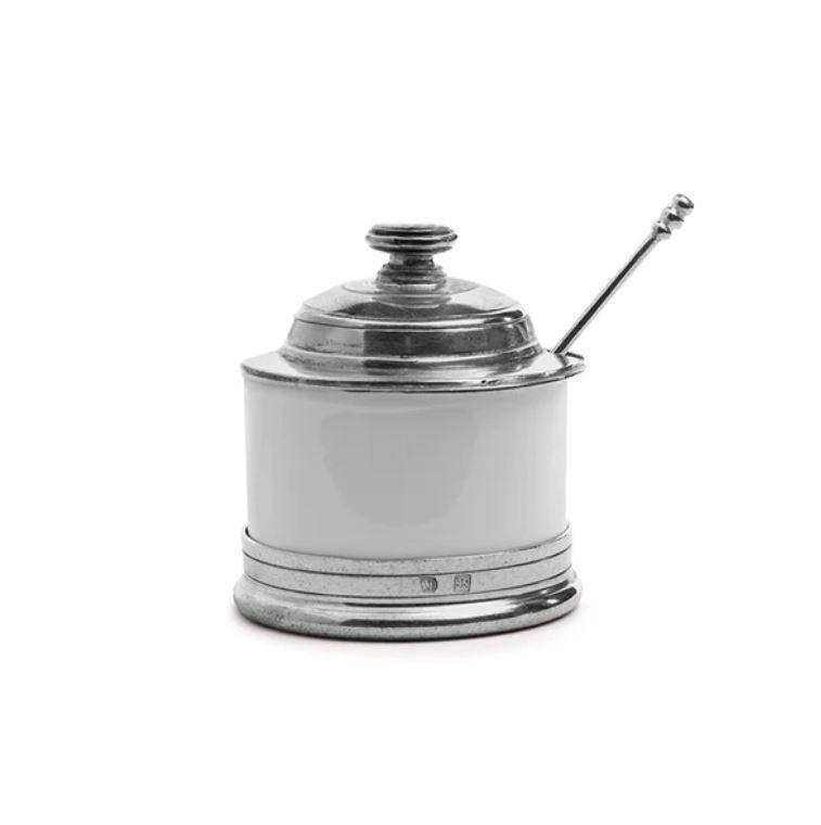 Covered Bowl with Spoon