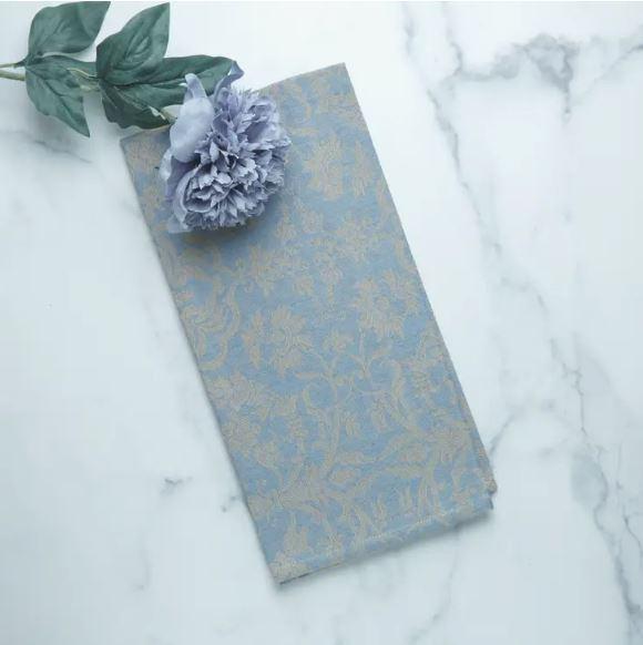 Imperial Jacquard Italian Linen, Blue