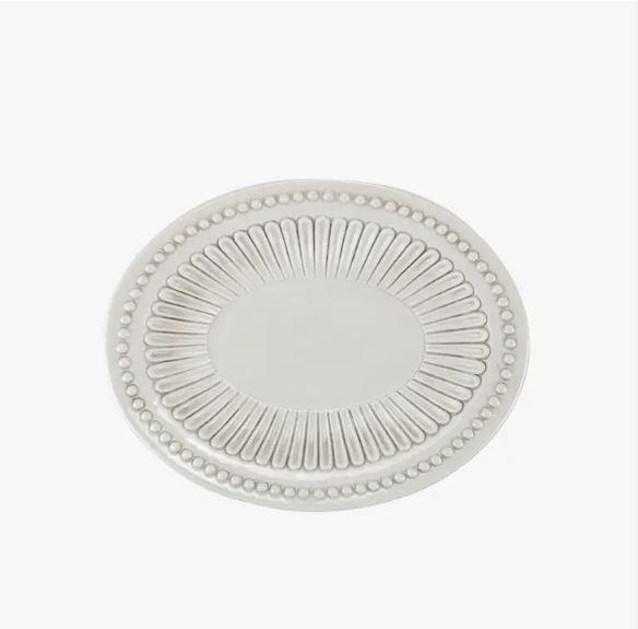 Cream Small Soup Tureen Platter