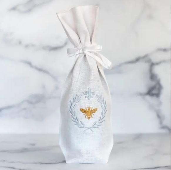 Italian Bee, White (Light Blue)