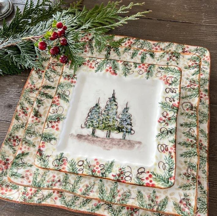 Square Signed Platter/Charger
