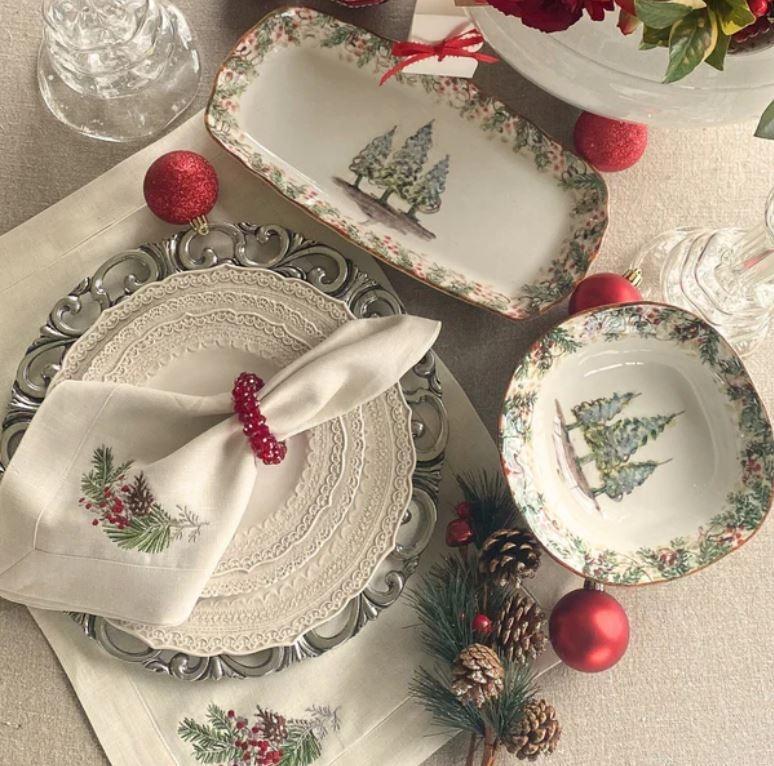 Natale Rectangular Tray