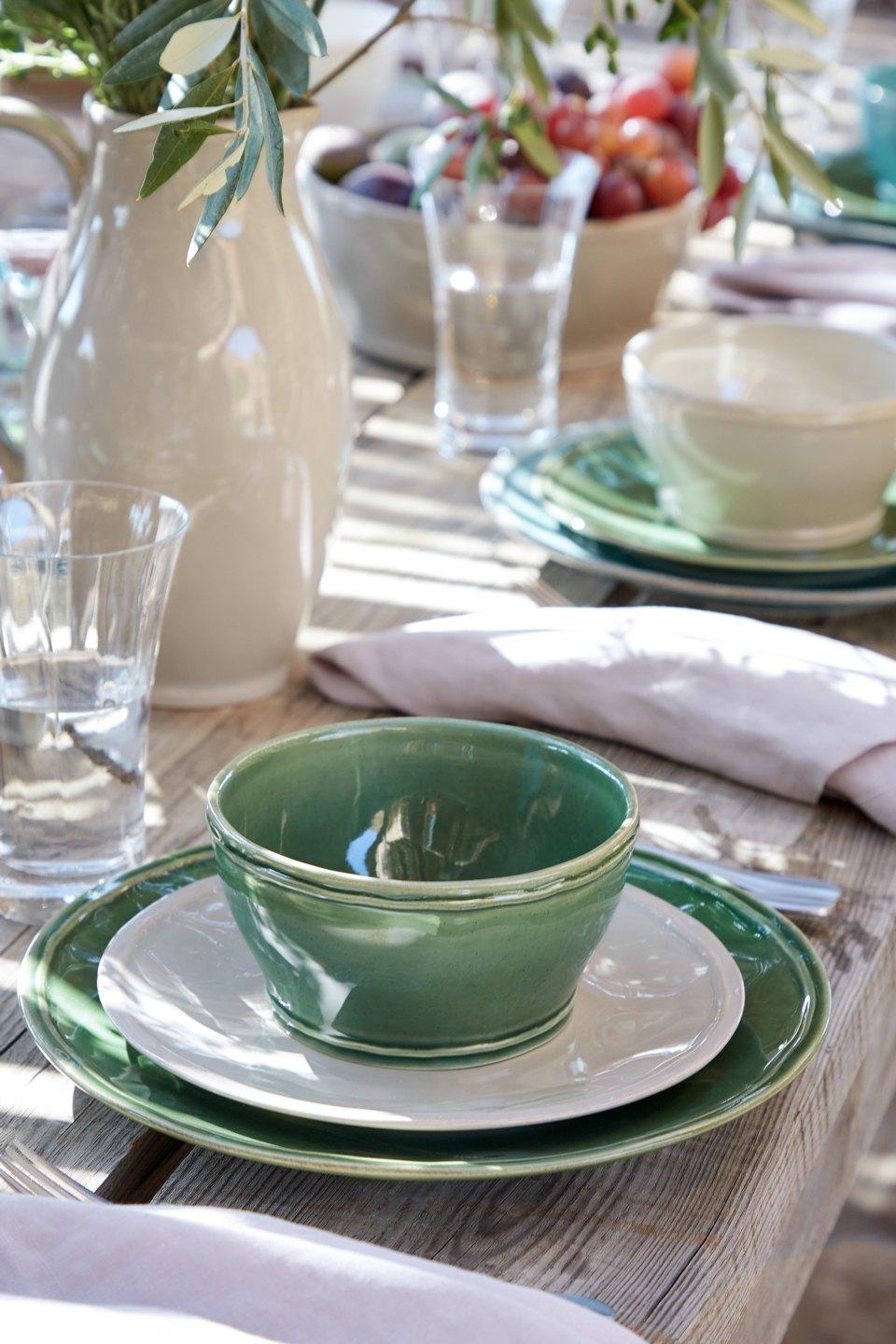 Soup/cereal bowl, Forest green